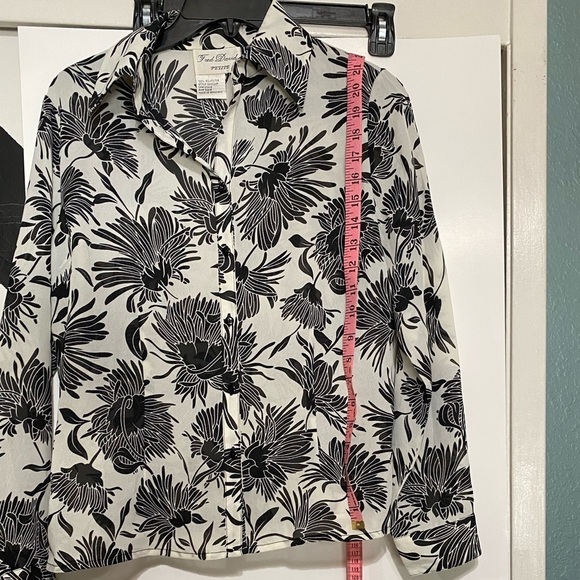 Fred David Women's Blouse size 8P Vintage - Picture 8 of 10